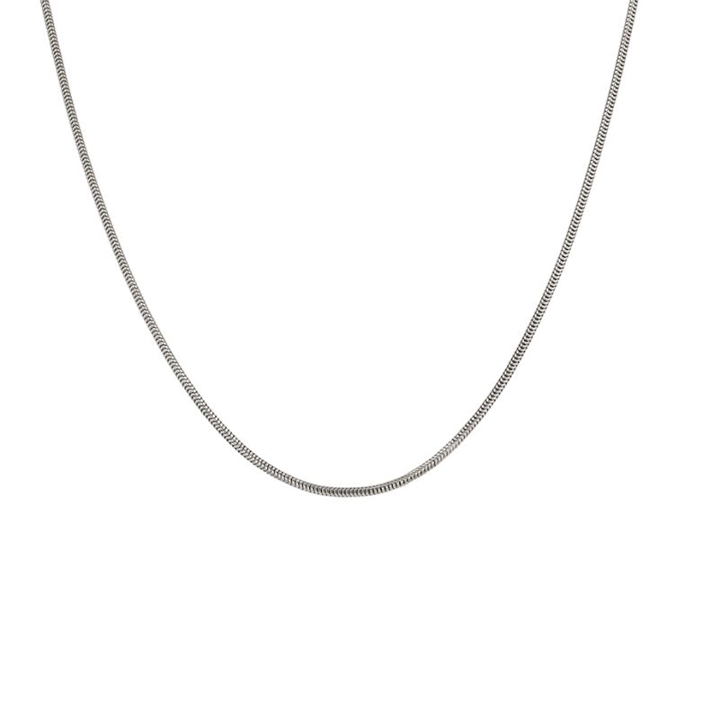 Chaine maille serpentine or blanc 4.23g Comme neuf -  reconditionné disponible sur Gemme Les Bijoux